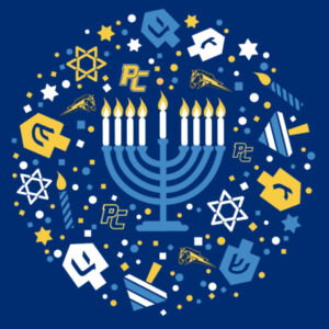 DryBlend® 50 Cotton/50 "Hanukkah" Tee Design