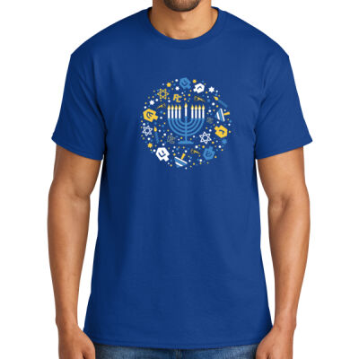 DryBlend® 50 Cotton/50 "Hanukkah" Tee Thumbnail