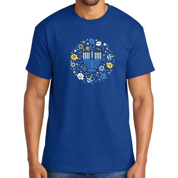 DryBlend® 50 Cotton/50 "Hanukkah" Tee Thumbnail