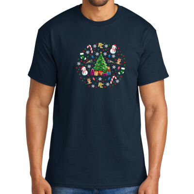 DryBlend® 50 Cotton/50 "Christmas" Tee Thumbnail