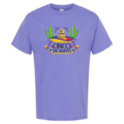 Men's Gold Soft Touch "Cinco De Mayo" Tee Thumbnail