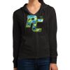 Women's Fitted Jersey Full Zip Hoodie Thumbnail