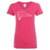 Women’s Glitter V-Neck T-Shirt Thumbnail