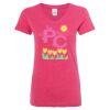 Women’s Glitter V-Neck T-Shirt Thumbnail