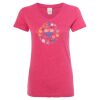 Women’s Glitter V-Neck T-Shirt Thumbnail