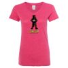 Women’s Glitter V-Neck T-Shirt Thumbnail