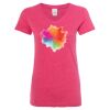 Women’s Glitter V-Neck T-Shirt Thumbnail